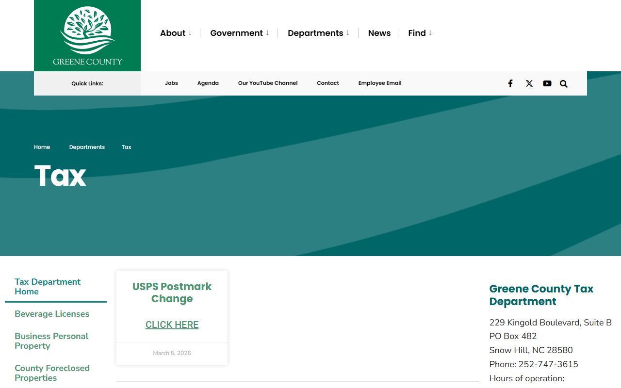 Greene County property records tax office